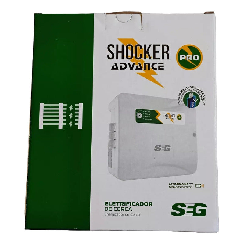 Kit De Cerca Electrica Seg Shocker Pro Con 40 Aisladores