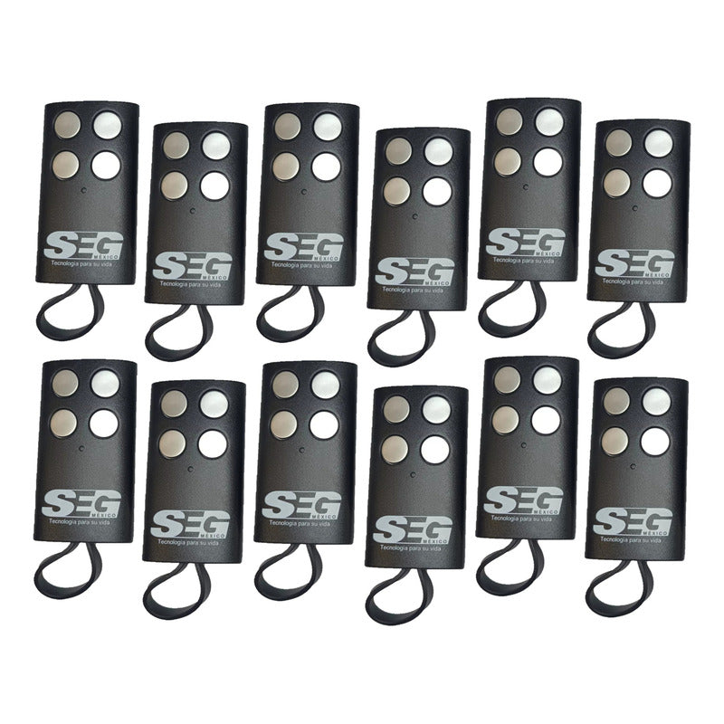 Paquete 12 Controles Remotos Pivus 250-300 Marca Seg
