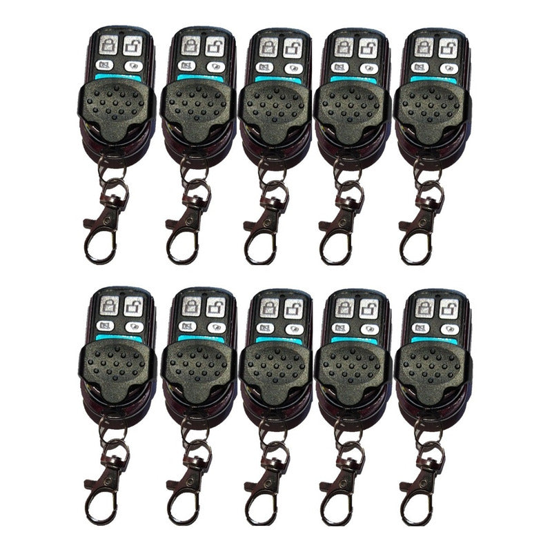 Paquete 10 Controles Compatibles Con Seg Tx Plata Aqua Y Ppa