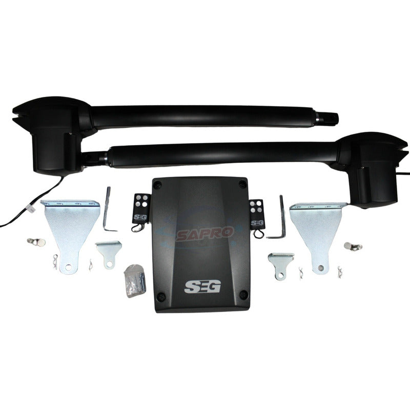 Pistones Seg Pivus Abat 400 Para Porton Electrico Color Negro