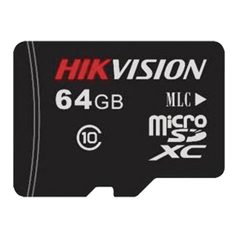 Hikvision Memoria Microsd De Clase 10 64gb Especializada Para Videovigilancia Uso 24/7 Compatibles Con Cámaras Hikvision Y Otras Marcas Modelo Hs-tf-e1/64g