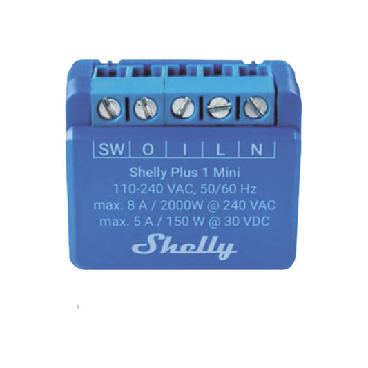 Mini Interruptor Inteligente Wi-fi 1 Canal Shelly 1 Mini 8 A