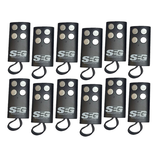 Paquete 12 Controles Remotos Pivus 250-300 Marca Seg