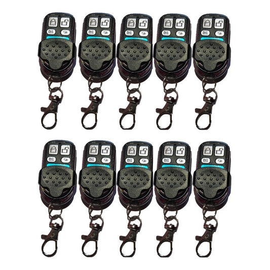Paquete 10 Controles Compatibles Con Seg Tx Plata Aqua Y Ppa