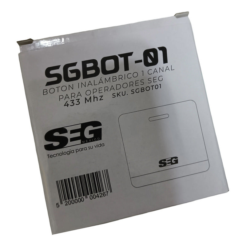 Botón De Pared Inalámbrico Seg, Control Remoto Para Portón